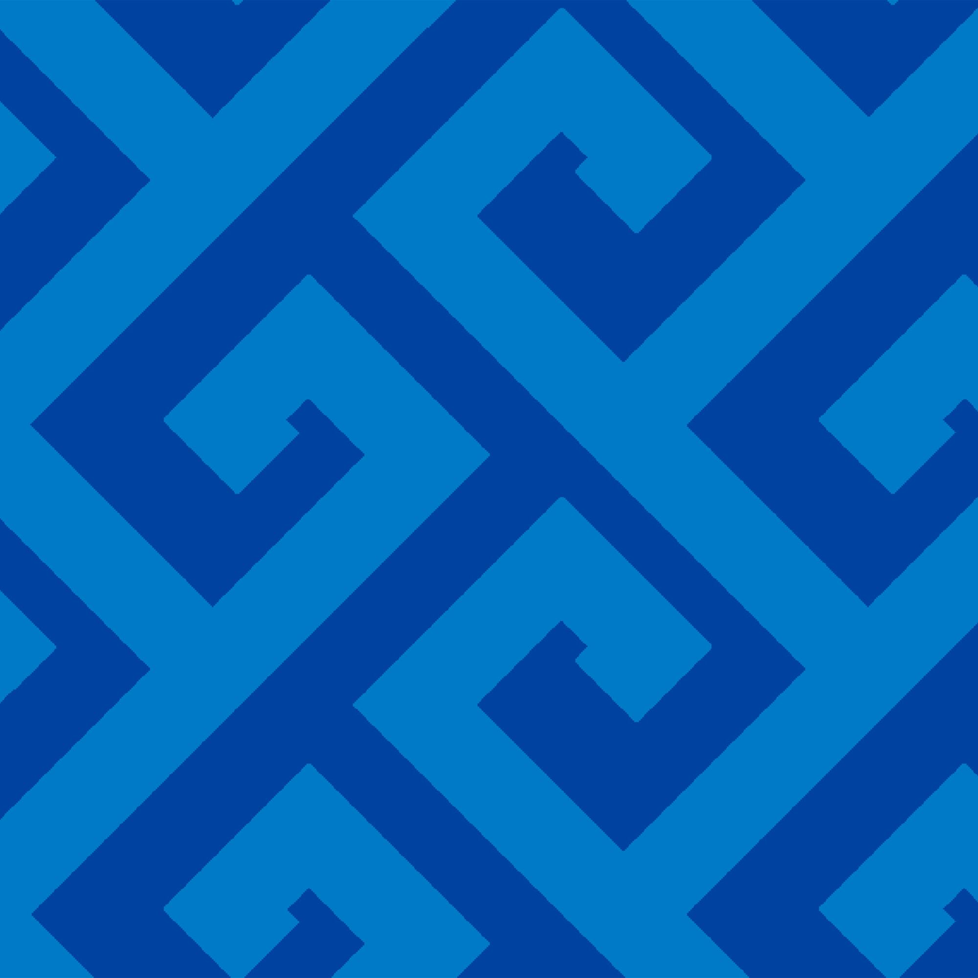 Springs Creative Blue Tonal Greek Key Quilting Cotton Fabric
